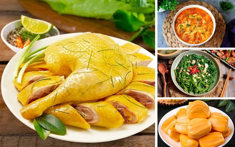 Thực đơn bữa cơm gia đình 2 vợ chồng gọn nhẹ