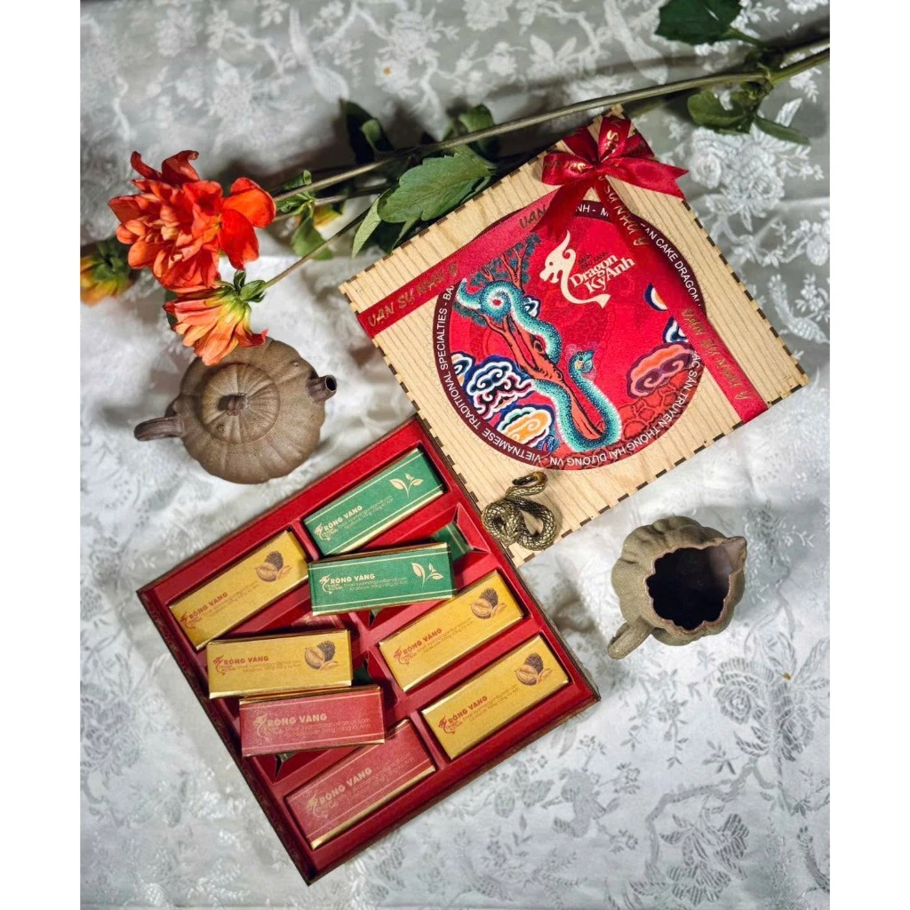 Bánh Đậu Trà Xanh Rồng Vàng Hoàng Gia – OCOP 5 Sao Hải Dương