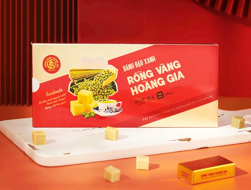 Thông cáo báo chí: Rồng Vàng Hoàng Gia – Bánh đậu xanh duy nhất đạt OCOP 5 sao quốc gia – Bánh đậu xanh Rồng Vàng Hoàng Gia – OCOP 5 sao quốc gia