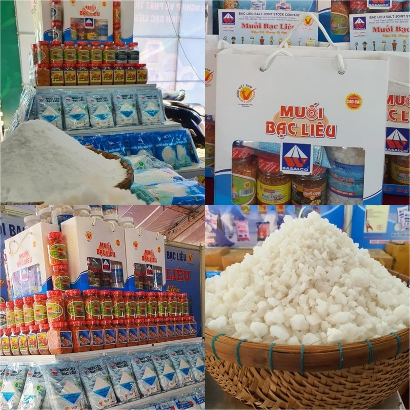 Muối Hạt Bạc Liêu Chuẩn OCOP Quốc Gia