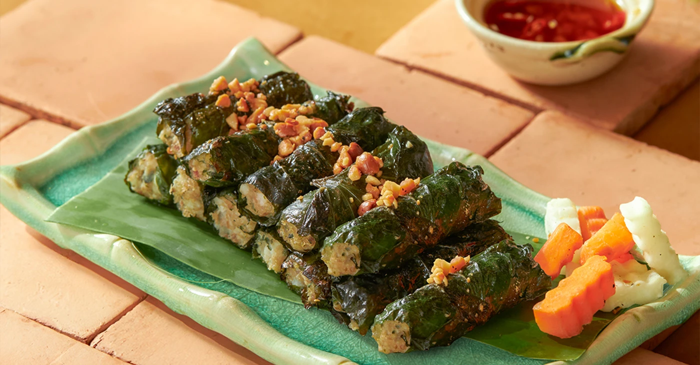 Thịt bò nướng lá lốt