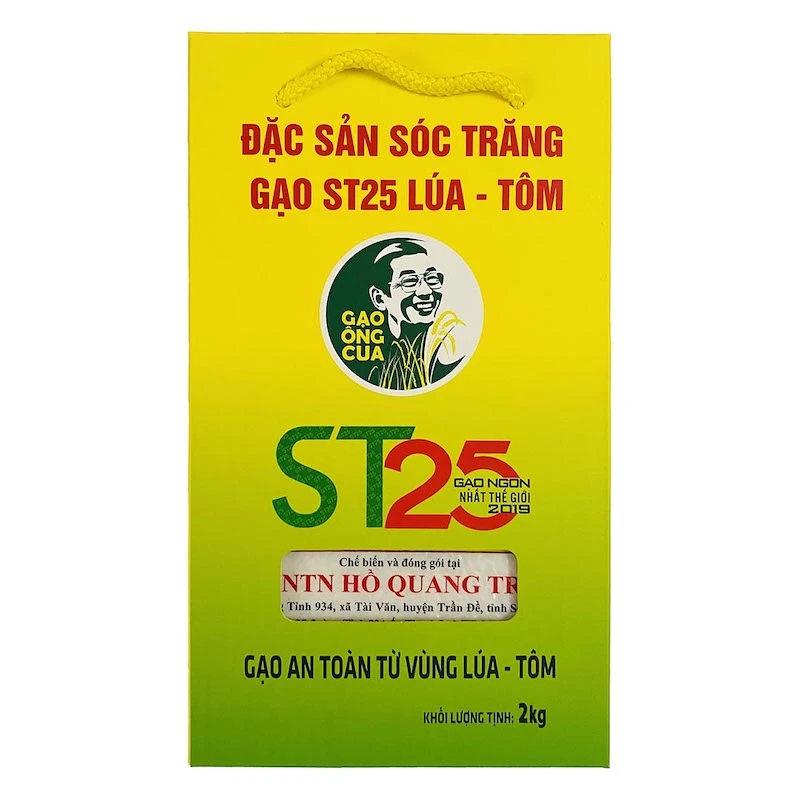 2. Gạo ST25 lúa tôm