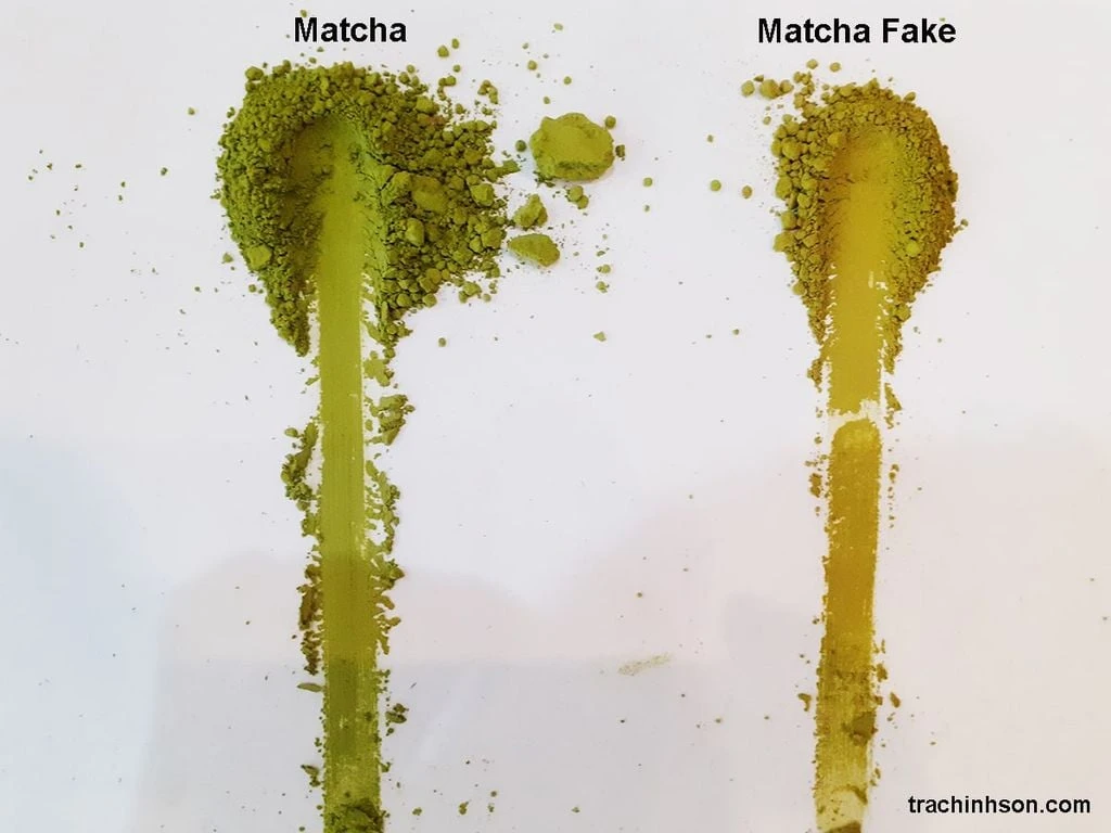 Cách phân biệt bột matcha thật giả