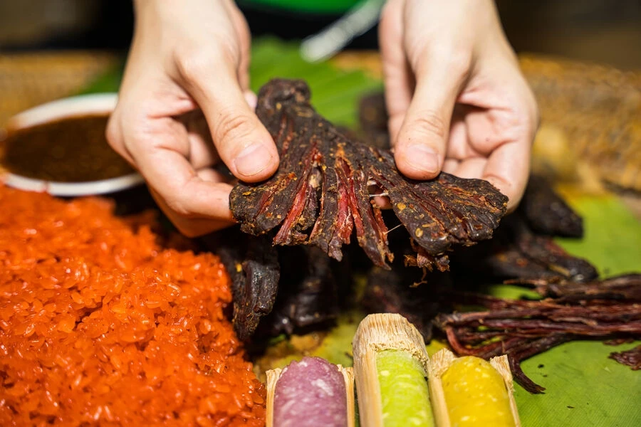 Giá trị dinh dưỡng cao của thịt trâu gác bếp Tây Bắc