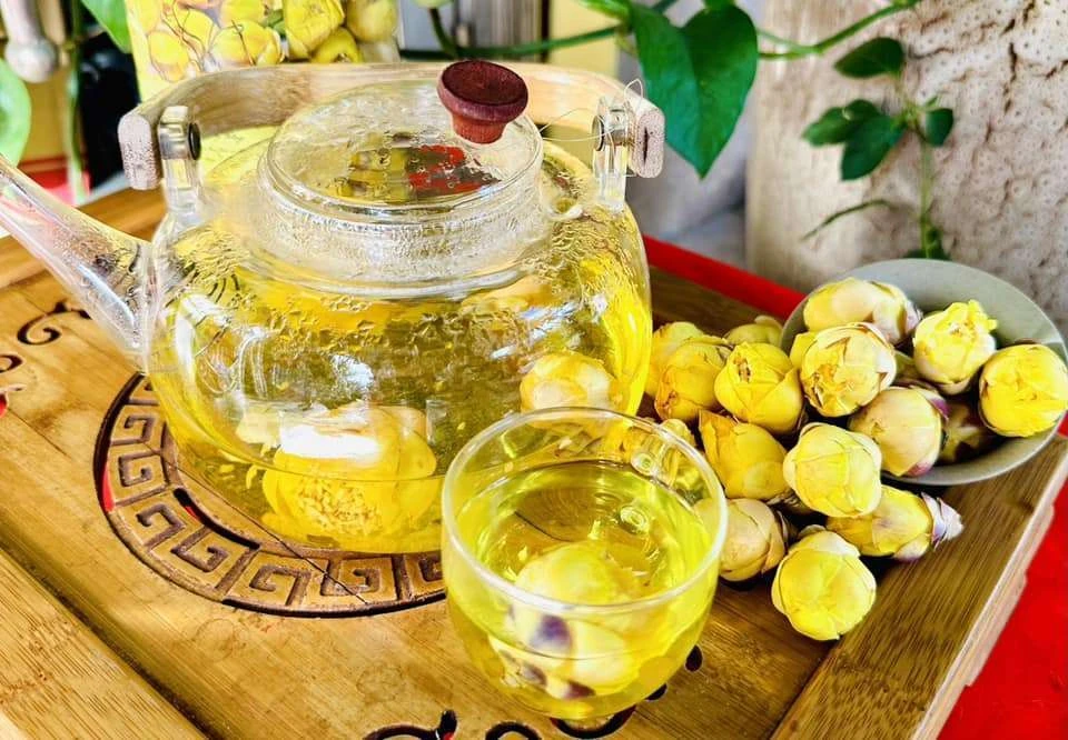Cách pha và thưởng thức trà hoa vàng Ba Chẽ đúng chất