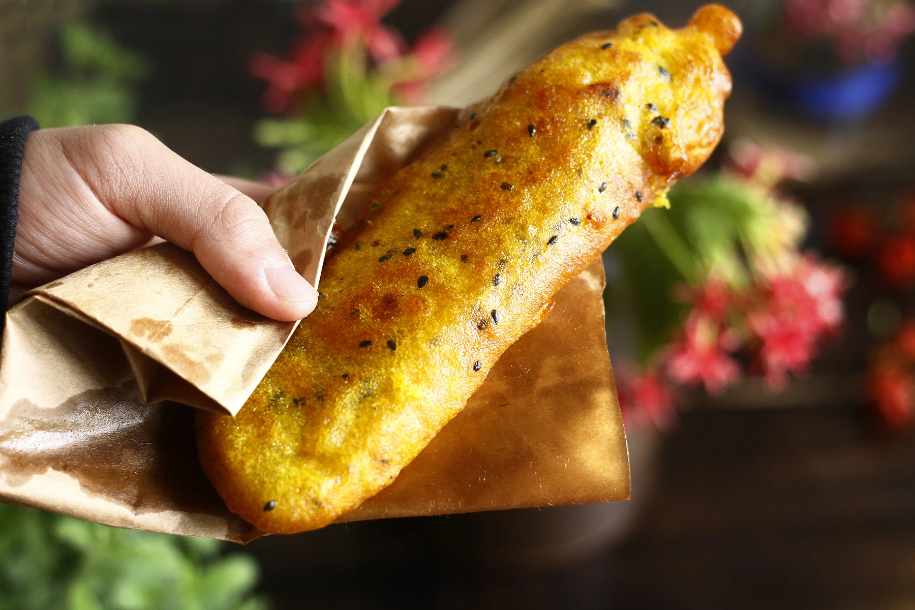 bánh chuối bánh bột mì